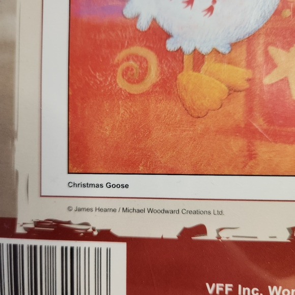 Elizabeth Ross Decorative Flag Banner 24X36 Christmas Goose 2 Sided Printing - Picture 9 of 9